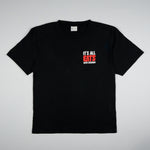 ITS ALL EATS STAPLE TEE | BLACK