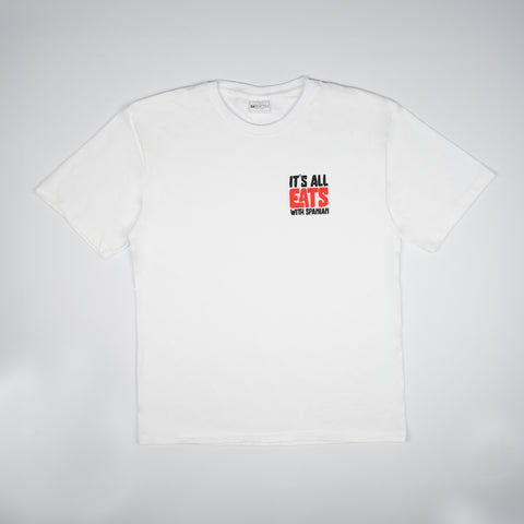 ITS ALL EATS STAPLE TEE | WHITE