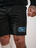 LIMITLESS X PEREIRA | Black Track Shorts