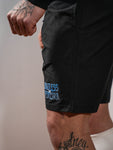 LIMITLESS X PEREIRA | Black Track Shorts